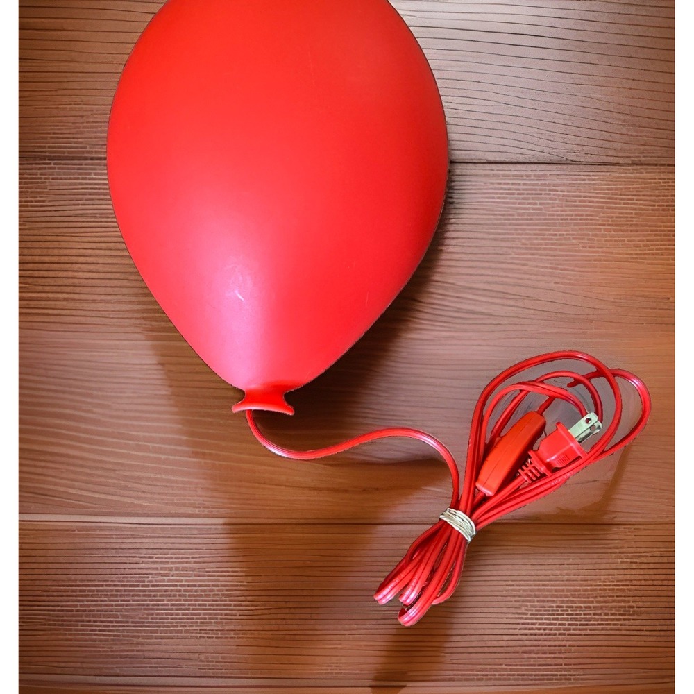 Vintage IKEA Dromminge Red Balloon Wall Light Fixture Children Decor 1999 IT